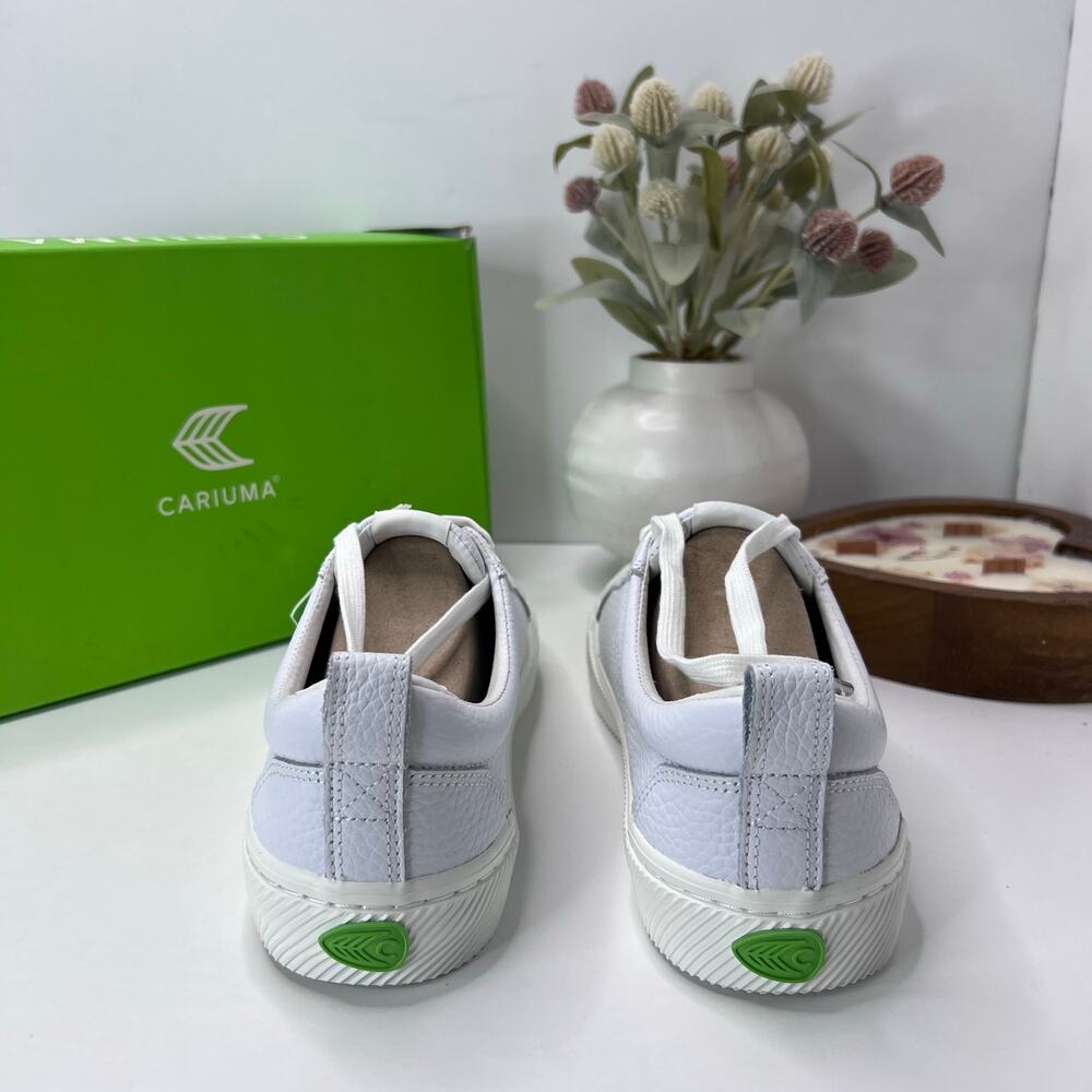 Cariuma OCA Low Casual Leather Sneaker White Women's 10 NWB - Picture 4 of 10